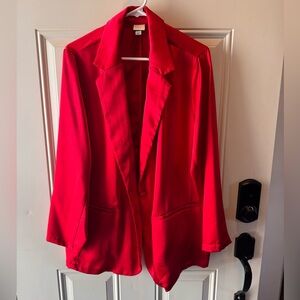 a new day Vibrant Red Blazer